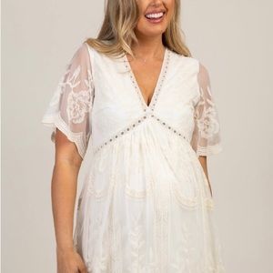 Pink Blush Maternity Dress
